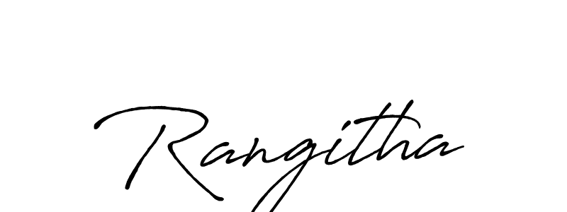 Once you've used our free online signature maker to create your best signature Antro_Vectra_Bolder style, it's time to enjoy all of the benefits that Rangitha name signing documents. Rangitha signature style 7 images and pictures png