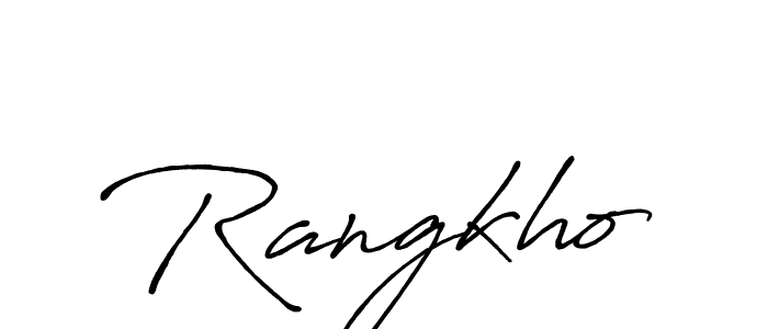 The best way (Antro_Vectra_Bolder) to make a short signature is to pick only two or three words in your name. The name Rangkho include a total of six letters. For converting this name. Rangkho signature style 7 images and pictures png