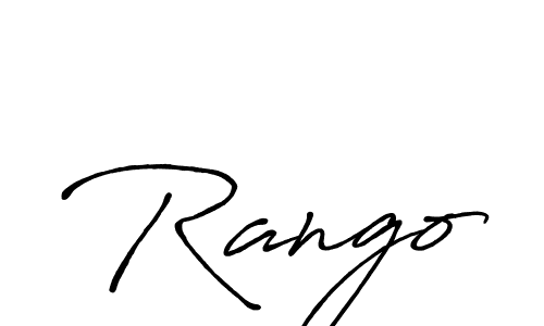 How to make Rango name signature. Use Antro_Vectra_Bolder style for creating short signs online. This is the latest handwritten sign. Rango signature style 7 images and pictures png