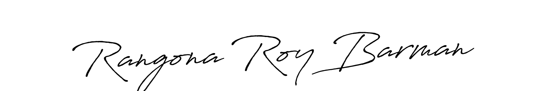 Antro_Vectra_Bolder is a professional signature style that is perfect for those who want to add a touch of class to their signature. It is also a great choice for those who want to make their signature more unique. Get Rangona Roy Barman name to fancy signature for free. Rangona Roy Barman signature style 7 images and pictures png