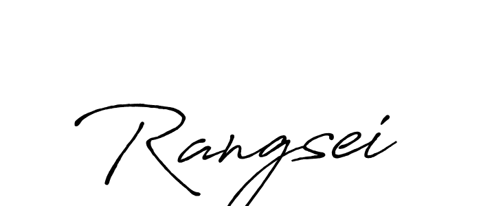 Make a beautiful signature design for name Rangsei. With this signature (Antro_Vectra_Bolder) style, you can create a handwritten signature for free. Rangsei signature style 7 images and pictures png