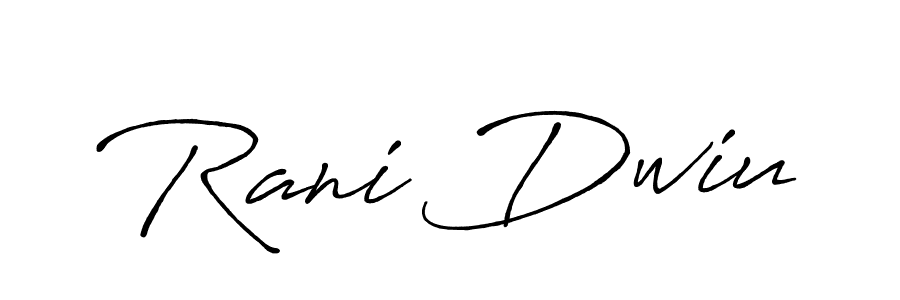 See photos of Rani Dwiu official signature by Spectra . Check more albums & portfolios. Read reviews & check more about Antro_Vectra_Bolder font. Rani Dwiu signature style 7 images and pictures png