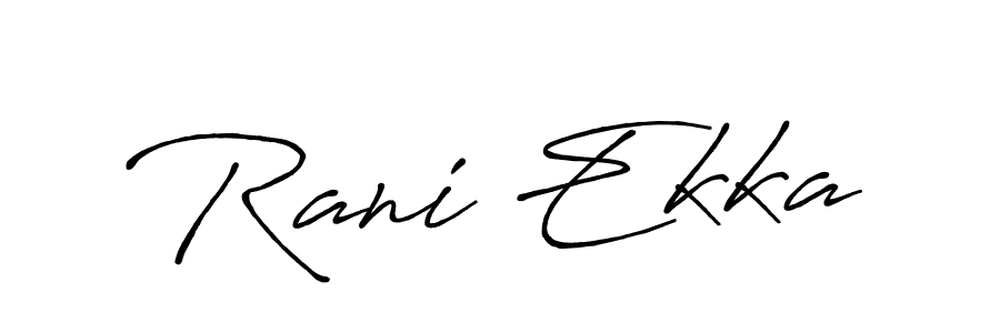 Make a short Rani Ekka signature style. Manage your documents anywhere anytime using Antro_Vectra_Bolder. Create and add eSignatures, submit forms, share and send files easily. Rani Ekka signature style 7 images and pictures png
