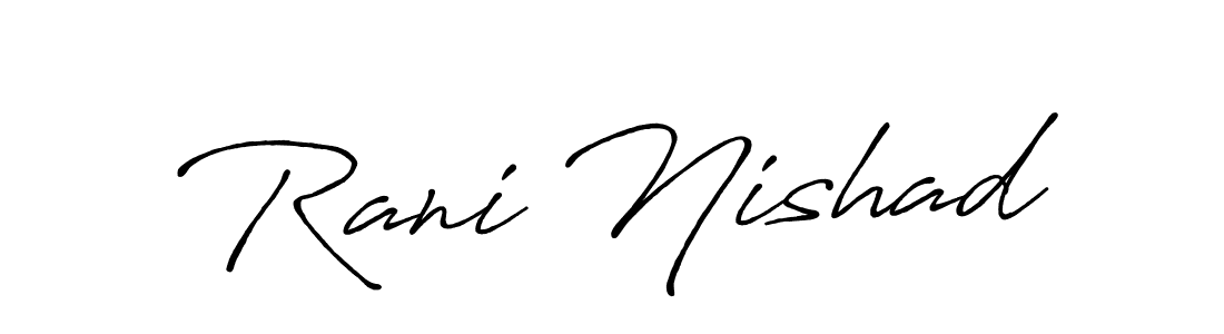 You should practise on your own different ways (Antro_Vectra_Bolder) to write your name (Rani Nishad) in signature. don't let someone else do it for you. Rani Nishad signature style 7 images and pictures png