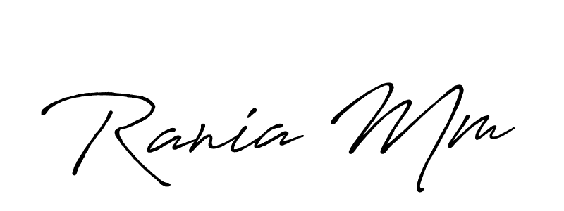 Best and Professional Signature Style for Rania Mm. Antro_Vectra_Bolder Best Signature Style Collection. Rania Mm signature style 7 images and pictures png