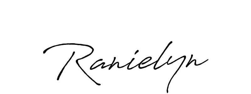 Create a beautiful signature design for name Ranielyn. With this signature (Antro_Vectra_Bolder) fonts, you can make a handwritten signature for free. Ranielyn signature style 7 images and pictures png