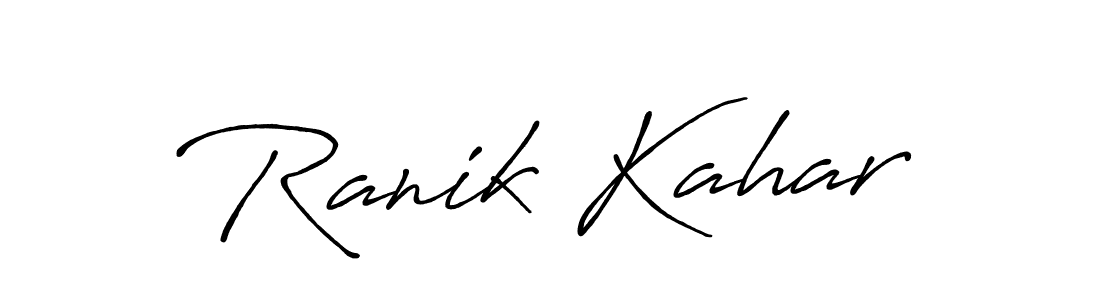 This is the best signature style for the Ranik Kahar name. Also you like these signature font (Antro_Vectra_Bolder). Mix name signature. Ranik Kahar signature style 7 images and pictures png