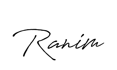 The best way (Antro_Vectra_Bolder) to make a short signature is to pick only two or three words in your name. The name Ranim include a total of six letters. For converting this name. Ranim signature style 7 images and pictures png