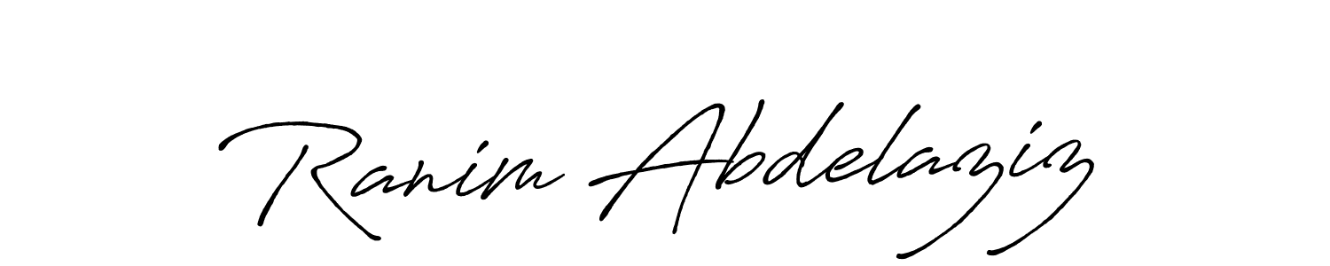 Also You can easily find your signature by using the search form. We will create Ranim Abdelaziz name handwritten signature images for you free of cost using Antro_Vectra_Bolder sign style. Ranim Abdelaziz signature style 7 images and pictures png