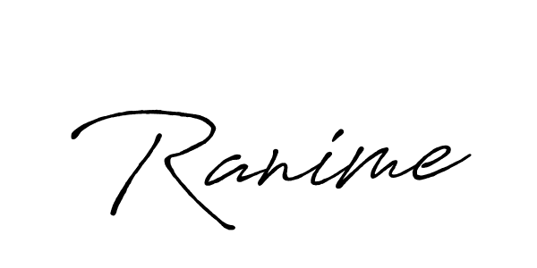 Similarly Antro_Vectra_Bolder is the best handwritten signature design. Signature creator online .You can use it as an online autograph creator for name Ranime. Ranime signature style 7 images and pictures png