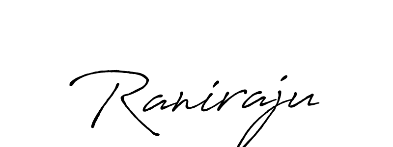 Raniraju stylish signature style. Best Handwritten Sign (Antro_Vectra_Bolder) for my name. Handwritten Signature Collection Ideas for my name Raniraju. Raniraju signature style 7 images and pictures png