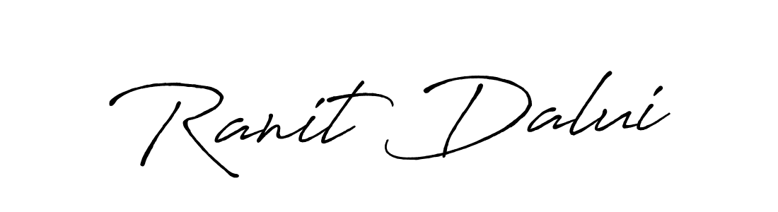 This is the best signature style for the Ranit Dalui name. Also you like these signature font (Antro_Vectra_Bolder). Mix name signature. Ranit Dalui signature style 7 images and pictures png