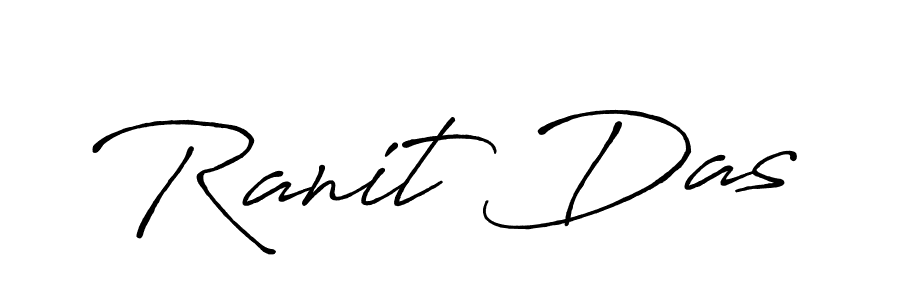 Use a signature maker to create a handwritten signature online. With this signature software, you can design (Antro_Vectra_Bolder) your own signature for name Ranit Das. Ranit Das signature style 7 images and pictures png