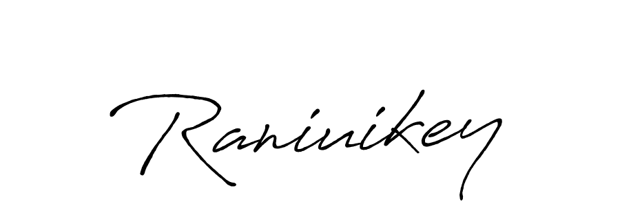 Raniuikey stylish signature style. Best Handwritten Sign (Antro_Vectra_Bolder) for my name. Handwritten Signature Collection Ideas for my name Raniuikey. Raniuikey signature style 7 images and pictures png