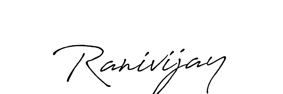 if you are searching for the best signature style for your name Ranivijay. so please give up your signature search. here we have designed multiple signature styles  using Antro_Vectra_Bolder. Ranivijay signature style 7 images and pictures png