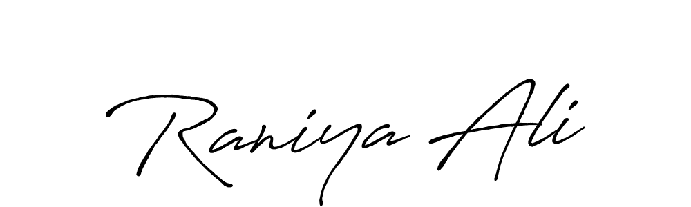 Make a beautiful signature design for name Raniya Ali. Use this online signature maker to create a handwritten signature for free. Raniya Ali signature style 7 images and pictures png