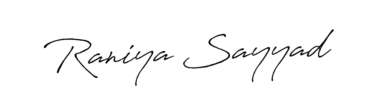 You should practise on your own different ways (Antro_Vectra_Bolder) to write your name (Raniya Sayyad) in signature. don't let someone else do it for you. Raniya Sayyad signature style 7 images and pictures png