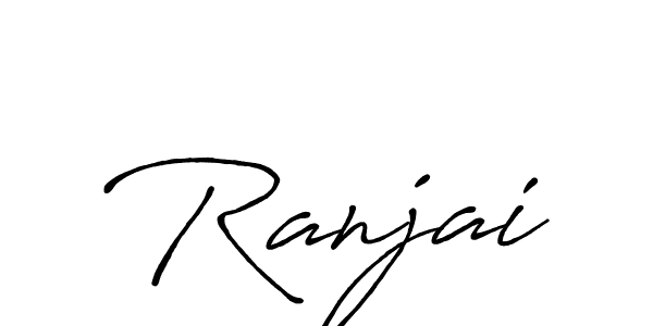 Also You can easily find your signature by using the search form. We will create Ranjai name handwritten signature images for you free of cost using Antro_Vectra_Bolder sign style. Ranjai signature style 7 images and pictures png