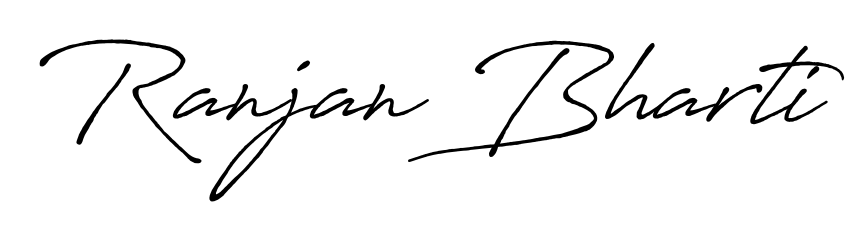 Use a signature maker to create a handwritten signature online. With this signature software, you can design (Antro_Vectra_Bolder) your own signature for name Ranjan Bharti. Ranjan Bharti signature style 7 images and pictures png