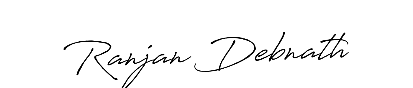 Design your own signature with our free online signature maker. With this signature software, you can create a handwritten (Antro_Vectra_Bolder) signature for name Ranjan Debnath. Ranjan Debnath signature style 7 images and pictures png