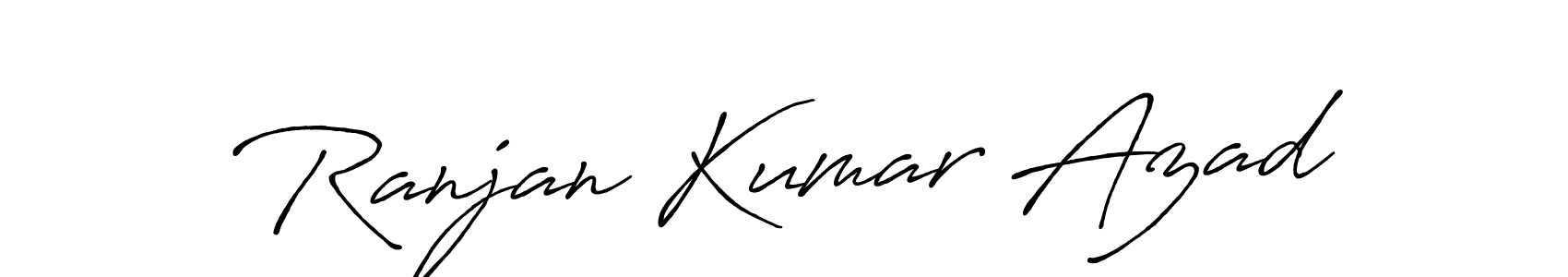 Also we have Ranjan Kumar Azad name is the best signature style. Create professional handwritten signature collection using Antro_Vectra_Bolder autograph style. Ranjan Kumar Azad signature style 7 images and pictures png