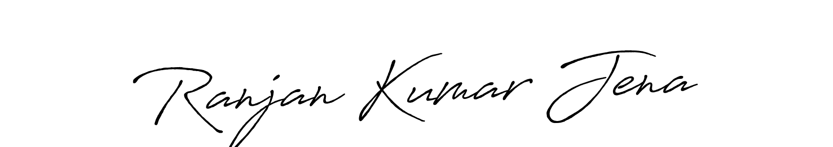 Antro_Vectra_Bolder is a professional signature style that is perfect for those who want to add a touch of class to their signature. It is also a great choice for those who want to make their signature more unique. Get Ranjan Kumar Jena name to fancy signature for free. Ranjan Kumar Jena signature style 7 images and pictures png