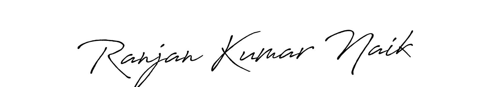 Create a beautiful signature design for name Ranjan Kumar Naik. With this signature (Antro_Vectra_Bolder) fonts, you can make a handwritten signature for free. Ranjan Kumar Naik signature style 7 images and pictures png
