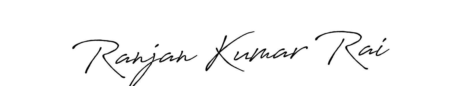 How to make Ranjan Kumar Rai signature? Antro_Vectra_Bolder is a professional autograph style. Create handwritten signature for Ranjan Kumar Rai name. Ranjan Kumar Rai signature style 7 images and pictures png