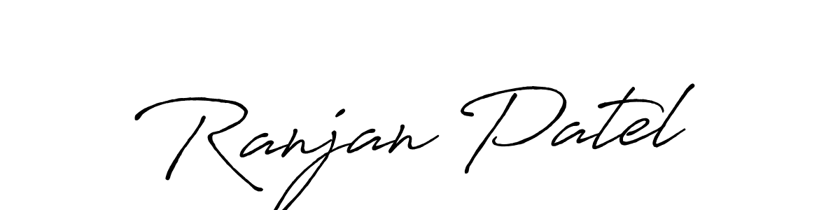 if you are searching for the best signature style for your name Ranjan Patel. so please give up your signature search. here we have designed multiple signature styles  using Antro_Vectra_Bolder. Ranjan Patel signature style 7 images and pictures png