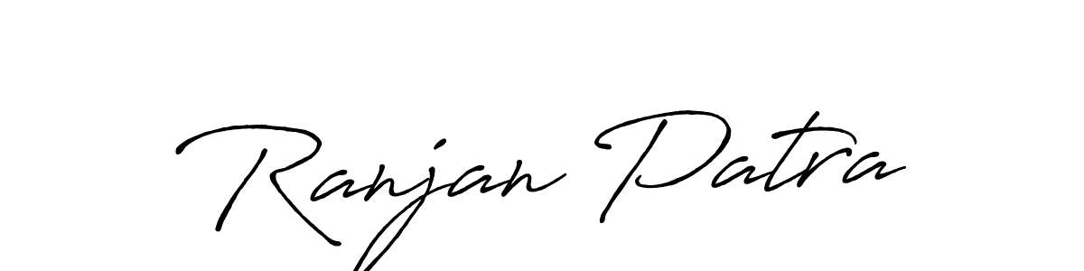 Use a signature maker to create a handwritten signature online. With this signature software, you can design (Antro_Vectra_Bolder) your own signature for name Ranjan Patra. Ranjan Patra signature style 7 images and pictures png