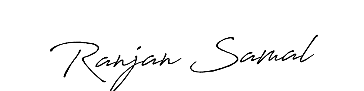 Use a signature maker to create a handwritten signature online. With this signature software, you can design (Antro_Vectra_Bolder) your own signature for name Ranjan Samal. Ranjan Samal signature style 7 images and pictures png