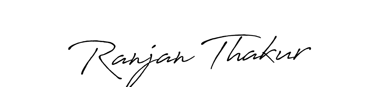 Use a signature maker to create a handwritten signature online. With this signature software, you can design (Antro_Vectra_Bolder) your own signature for name Ranjan Thakur. Ranjan Thakur signature style 7 images and pictures png