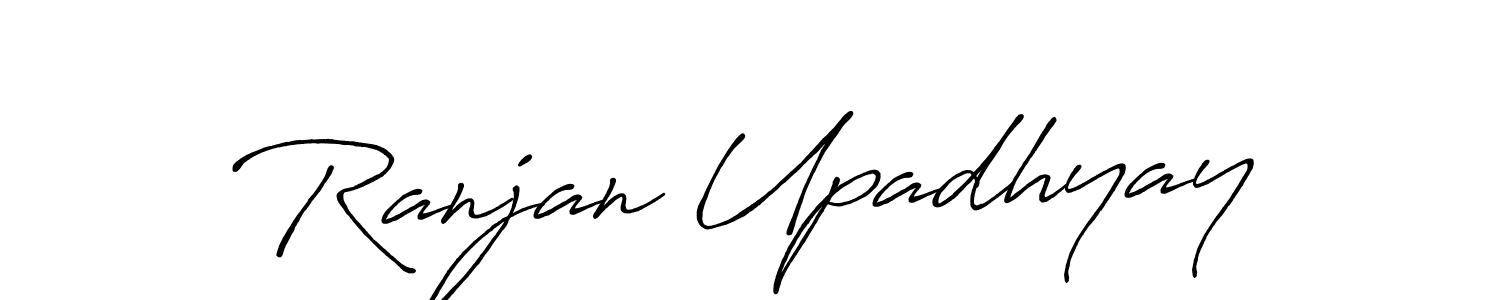 Use a signature maker to create a handwritten signature online. With this signature software, you can design (Antro_Vectra_Bolder) your own signature for name Ranjan Upadhyay. Ranjan Upadhyay signature style 7 images and pictures png