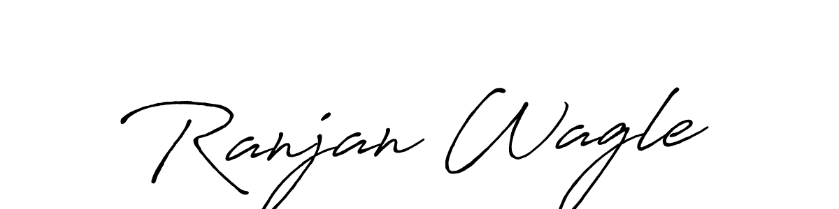 Also You can easily find your signature by using the search form. We will create Ranjan Wagle name handwritten signature images for you free of cost using Antro_Vectra_Bolder sign style. Ranjan Wagle signature style 7 images and pictures png