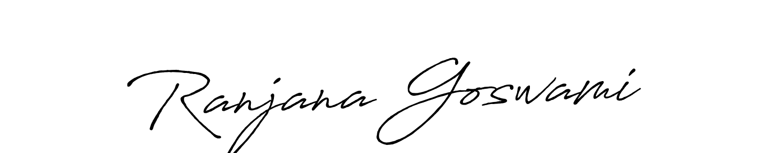 Use a signature maker to create a handwritten signature online. With this signature software, you can design (Antro_Vectra_Bolder) your own signature for name Ranjana Goswami. Ranjana Goswami signature style 7 images and pictures png