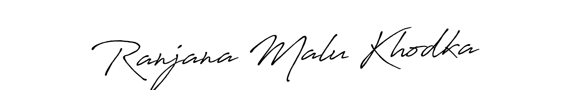 Check out images of Autograph of Ranjana Malu Khodka name. Actor Ranjana Malu Khodka Signature Style. Antro_Vectra_Bolder is a professional sign style online. Ranjana Malu Khodka signature style 7 images and pictures png