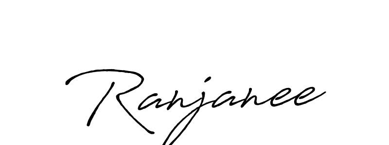 Use a signature maker to create a handwritten signature online. With this signature software, you can design (Antro_Vectra_Bolder) your own signature for name Ranjanee. Ranjanee signature style 7 images and pictures png