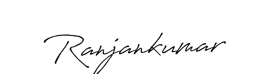 Make a beautiful signature design for name Ranjankumar. With this signature (Antro_Vectra_Bolder) style, you can create a handwritten signature for free. Ranjankumar signature style 7 images and pictures png