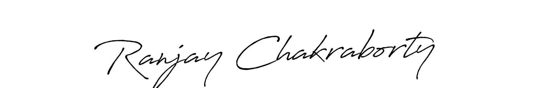 How to make Ranjay Chakraborty signature? Antro_Vectra_Bolder is a professional autograph style. Create handwritten signature for Ranjay Chakraborty name. Ranjay Chakraborty signature style 7 images and pictures png