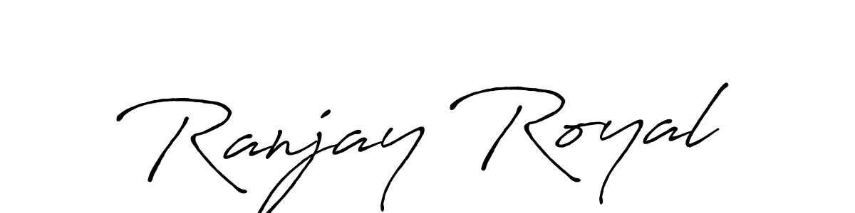 Make a beautiful signature design for name Ranjay Royal. Use this online signature maker to create a handwritten signature for free. Ranjay Royal signature style 7 images and pictures png
