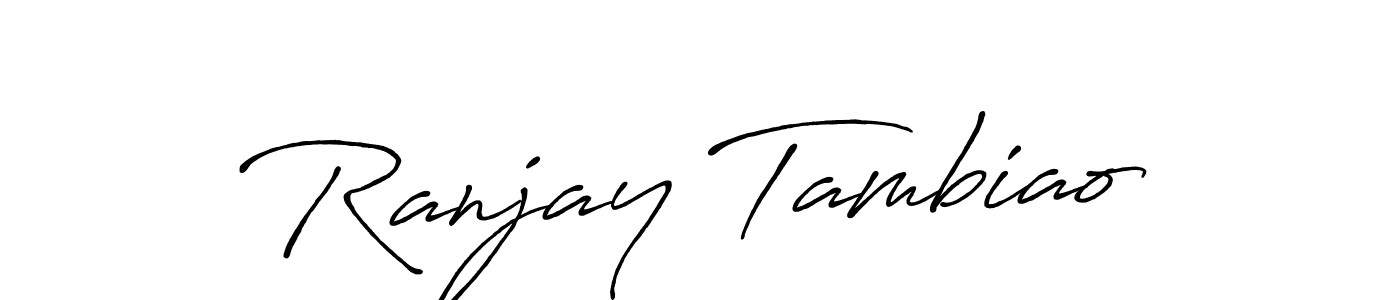 See photos of Ranjay Tambiao official signature by Spectra . Check more albums & portfolios. Read reviews & check more about Antro_Vectra_Bolder font. Ranjay Tambiao signature style 7 images and pictures png