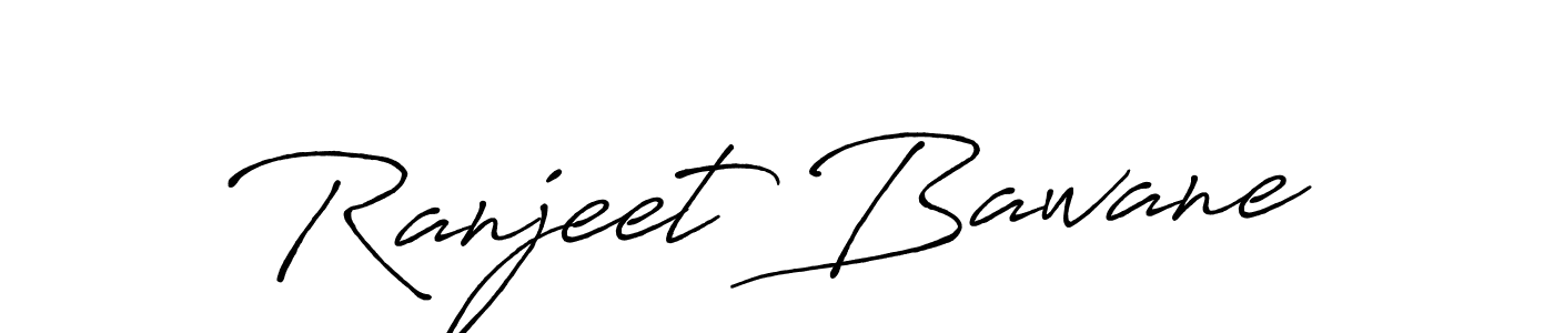 Create a beautiful signature design for name Ranjeet Bawane. With this signature (Antro_Vectra_Bolder) fonts, you can make a handwritten signature for free. Ranjeet Bawane signature style 7 images and pictures png