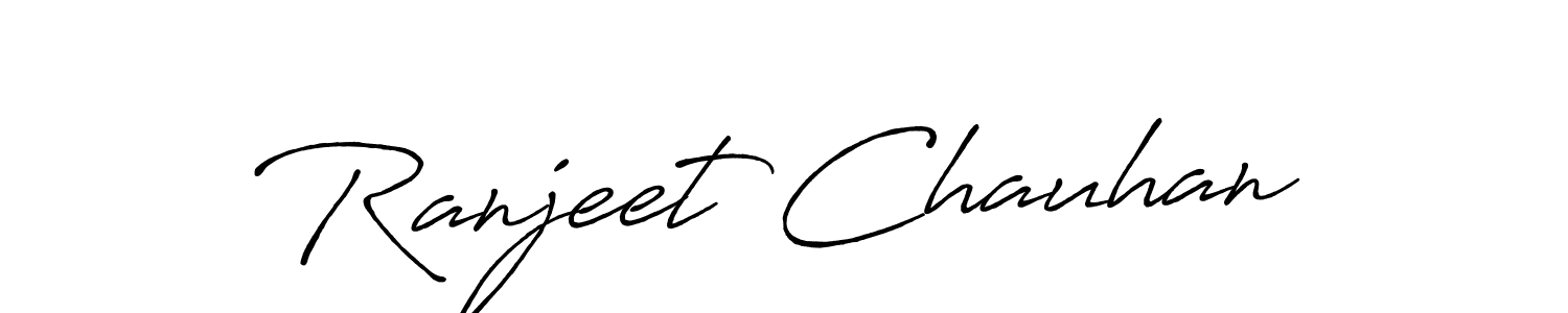 How to make Ranjeet Chauhan signature? Antro_Vectra_Bolder is a professional autograph style. Create handwritten signature for Ranjeet Chauhan name. Ranjeet Chauhan signature style 7 images and pictures png