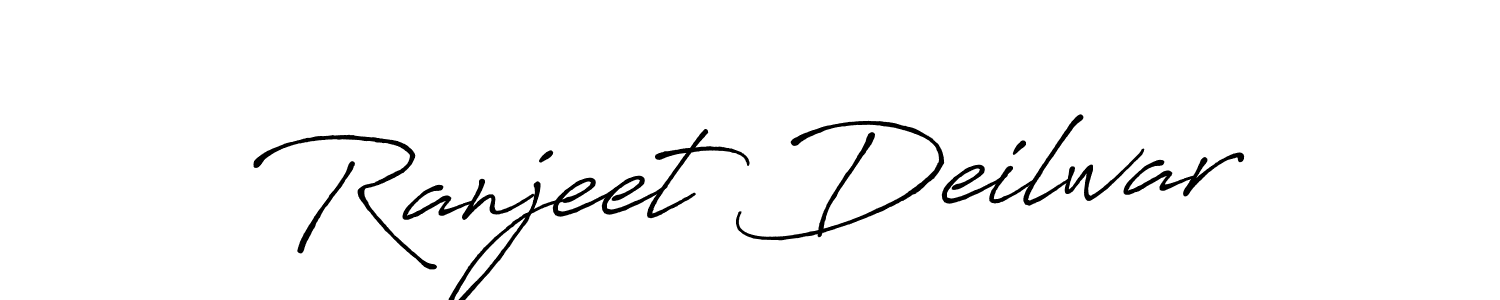 if you are searching for the best signature style for your name Ranjeet Deilwar. so please give up your signature search. here we have designed multiple signature styles  using Antro_Vectra_Bolder. Ranjeet Deilwar signature style 7 images and pictures png