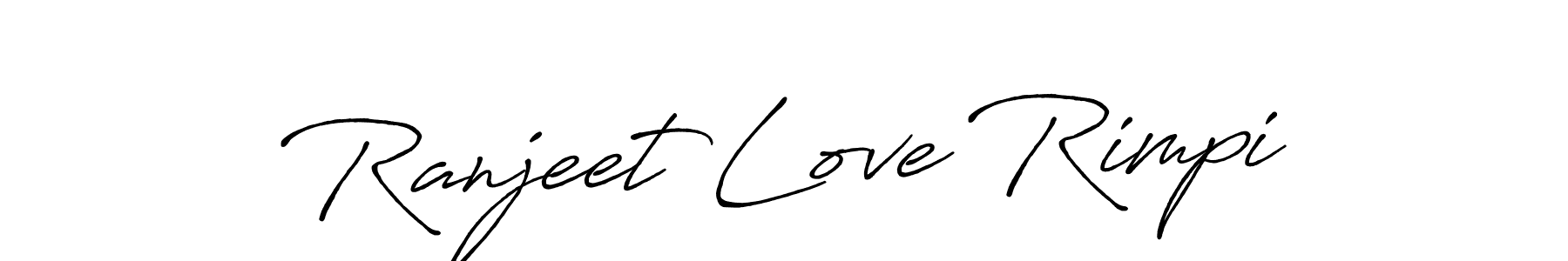 How to make Ranjeet Love Rimpi signature? Antro_Vectra_Bolder is a professional autograph style. Create handwritten signature for Ranjeet Love Rimpi name. Ranjeet Love Rimpi signature style 7 images and pictures png