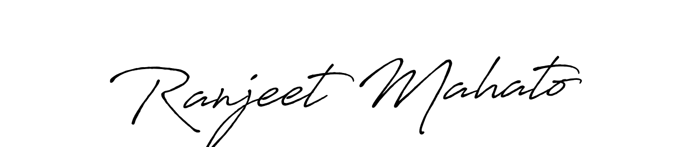It looks lik you need a new signature style for name Ranjeet Mahato. Design unique handwritten (Antro_Vectra_Bolder) signature with our free signature maker in just a few clicks. Ranjeet Mahato signature style 7 images and pictures png