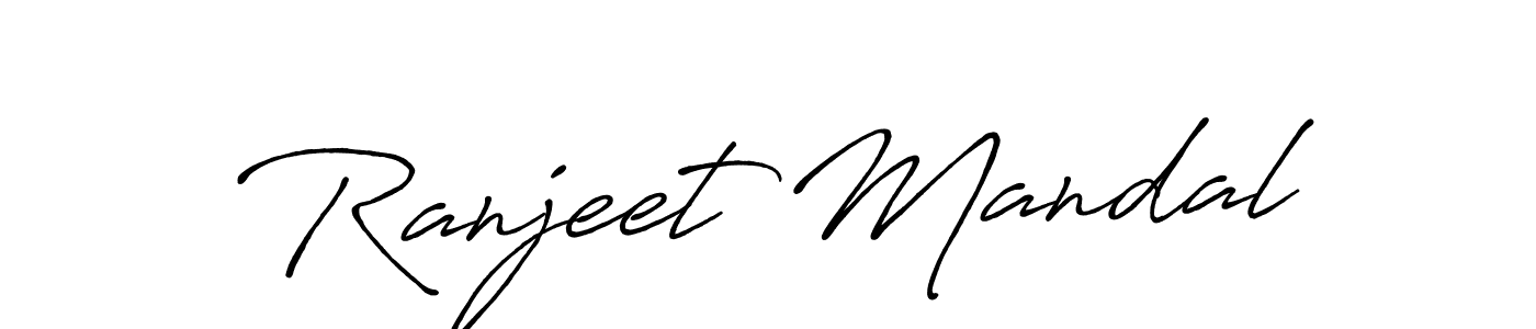 Make a beautiful signature design for name Ranjeet Mandal. Use this online signature maker to create a handwritten signature for free. Ranjeet Mandal signature style 7 images and pictures png