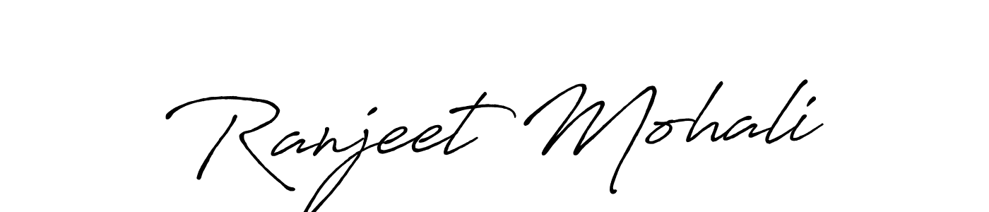 It looks lik you need a new signature style for name Ranjeet Mohali. Design unique handwritten (Antro_Vectra_Bolder) signature with our free signature maker in just a few clicks. Ranjeet Mohali signature style 7 images and pictures png