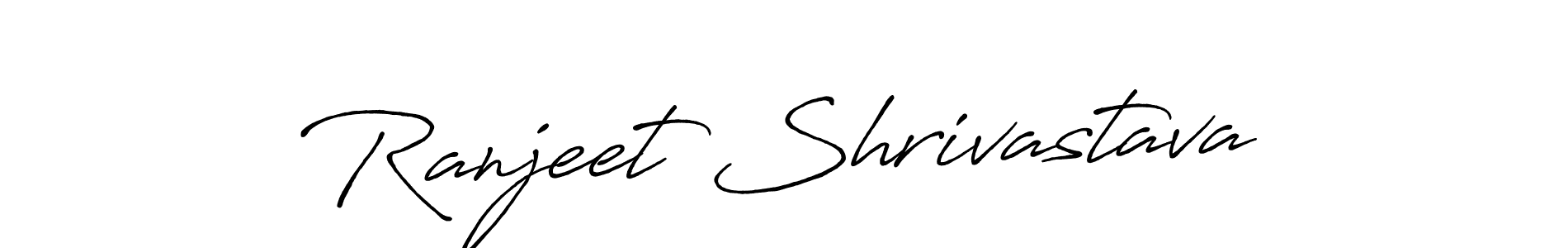 Make a beautiful signature design for name Ranjeet Shrivastava. With this signature (Antro_Vectra_Bolder) style, you can create a handwritten signature for free. Ranjeet Shrivastava signature style 7 images and pictures png
