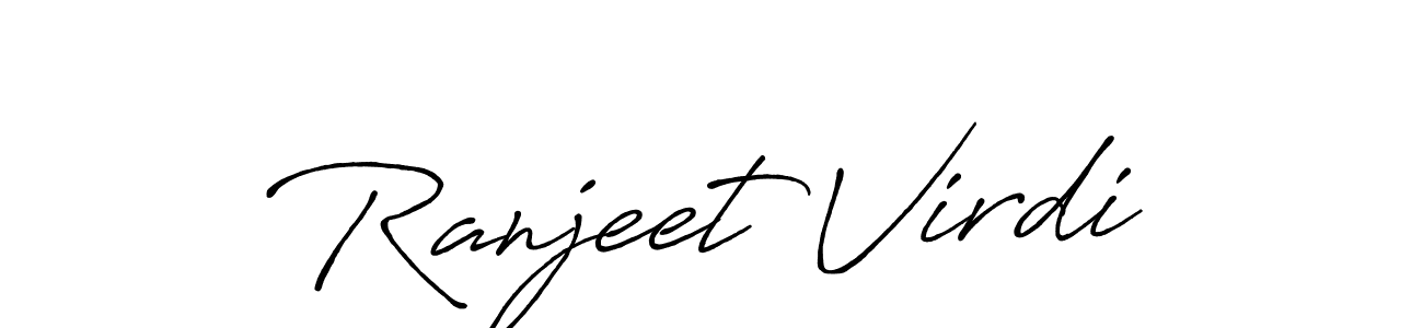 if you are searching for the best signature style for your name Ranjeet Virdi. so please give up your signature search. here we have designed multiple signature styles  using Antro_Vectra_Bolder. Ranjeet Virdi signature style 7 images and pictures png